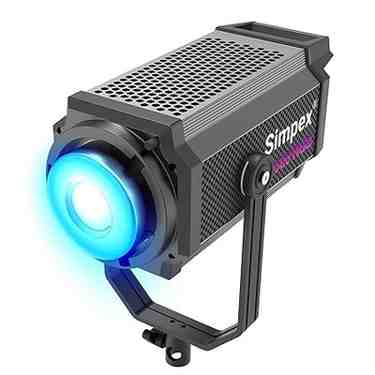 Simpex M-600R RGB Continuous LED Video Light with 600W Power Output that Offers Professional Level Brightness with Cinema Grade Colour Accuracy.